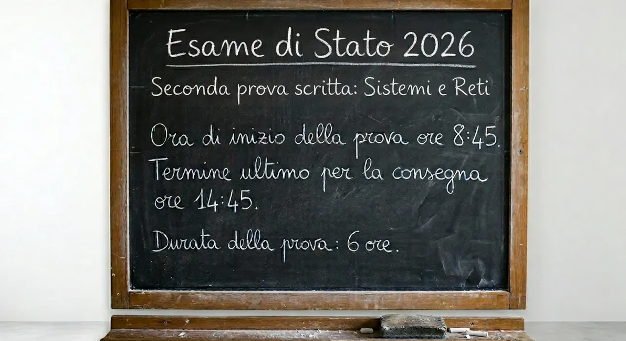 Svolgiamo la prova di Sistemi e Reti del 2026