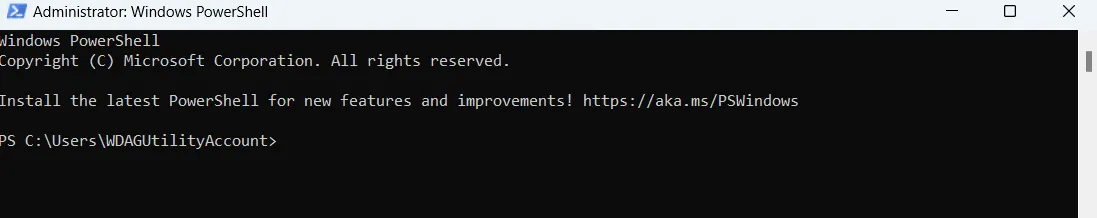 Windows PowerShell