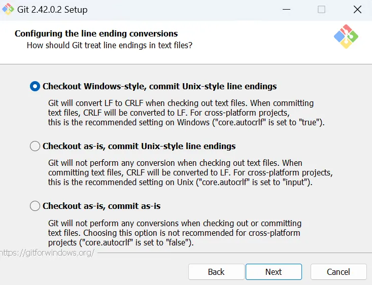 Schermata Installer Git 6