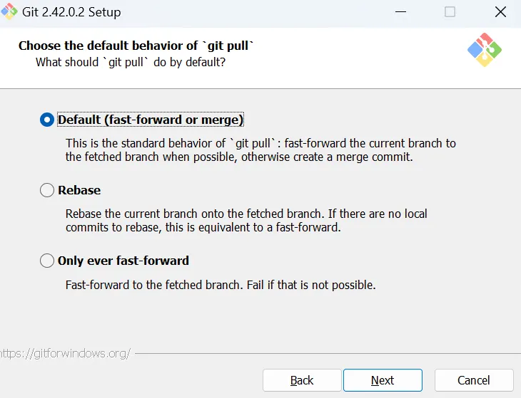 Schermata Installer Git 8